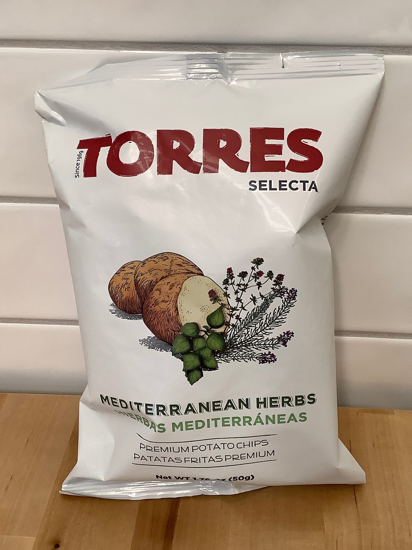 TORRES Potato Chips Mediterranean Herbs Small